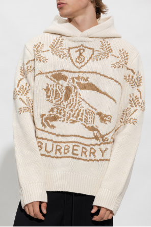 奶油色Amley连帽毛衣Burberry - De-iceShops 中国- BURBERRY